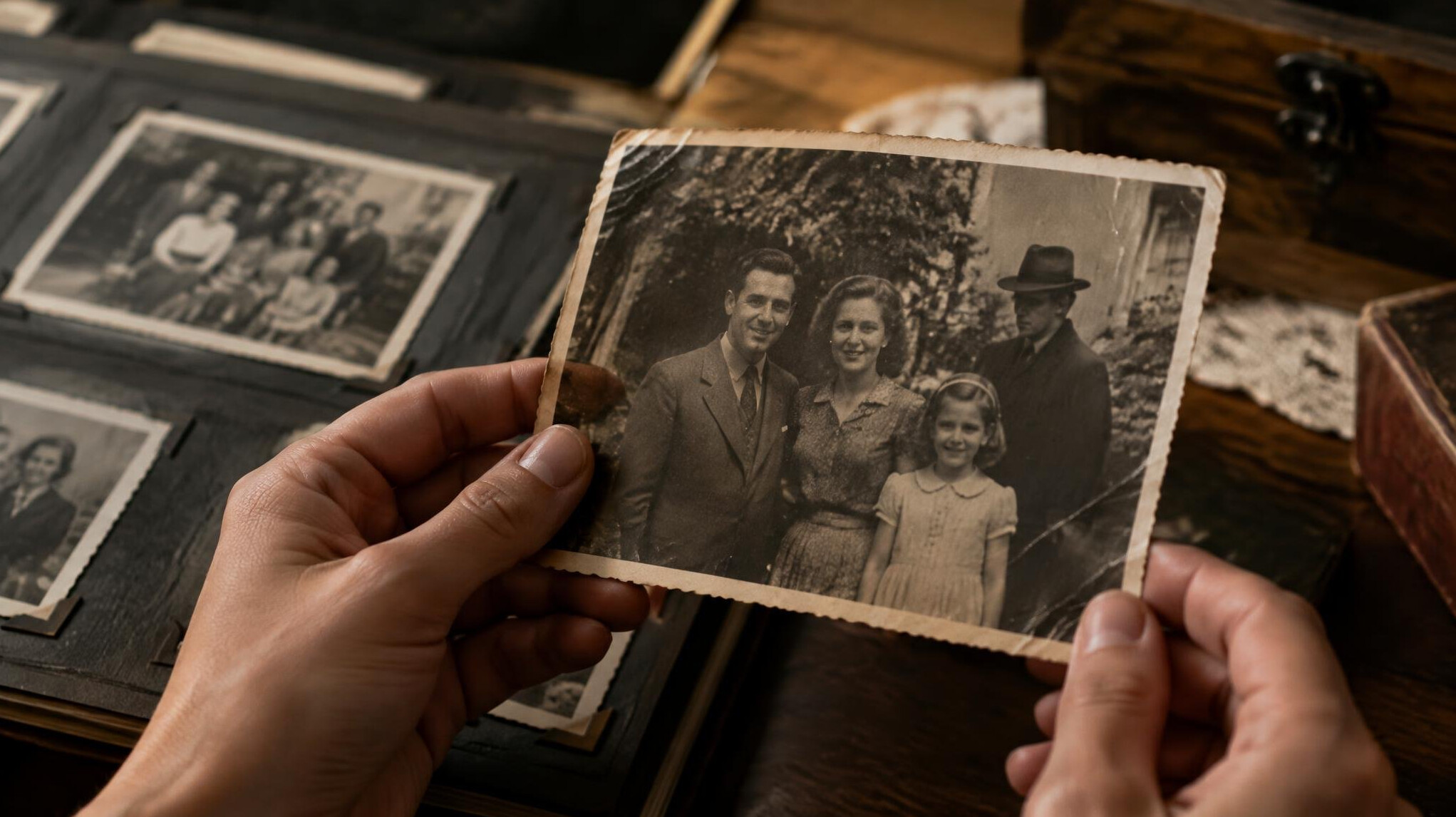 old photograph revealing secret