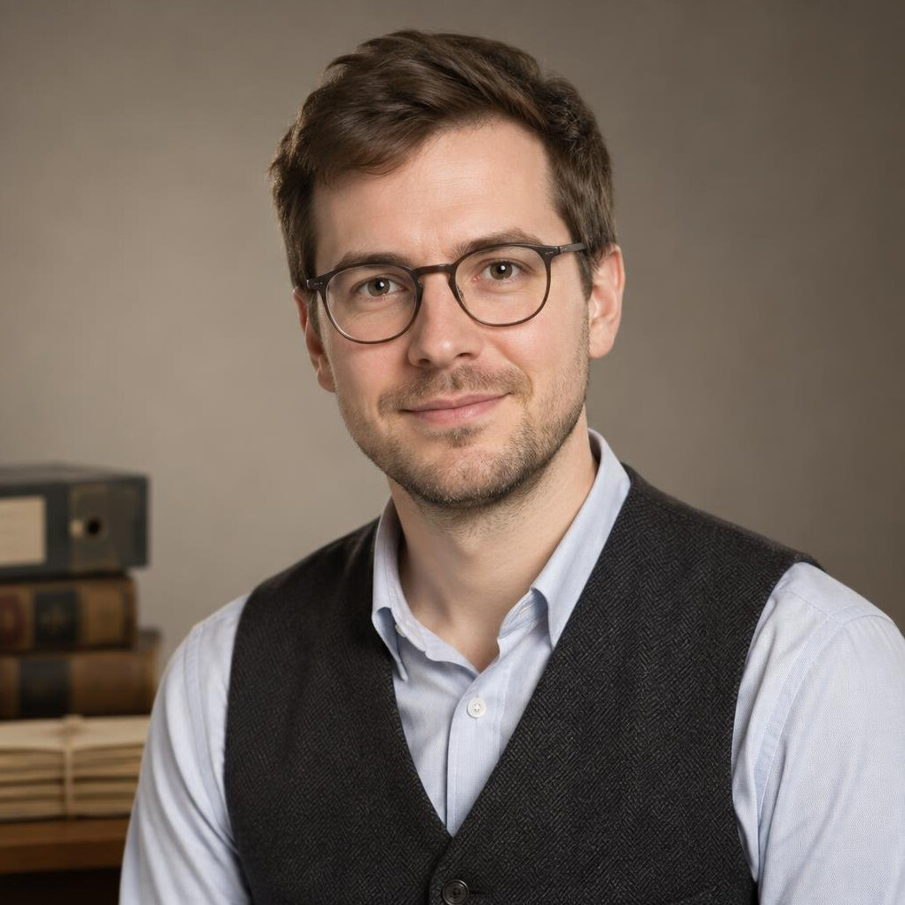 Portrait of a young man with short hair wearing a shirt